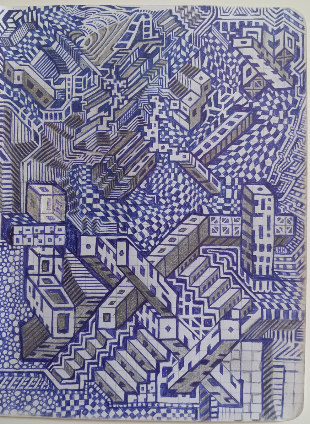 ESCHERIAN TOWN: Grids Series