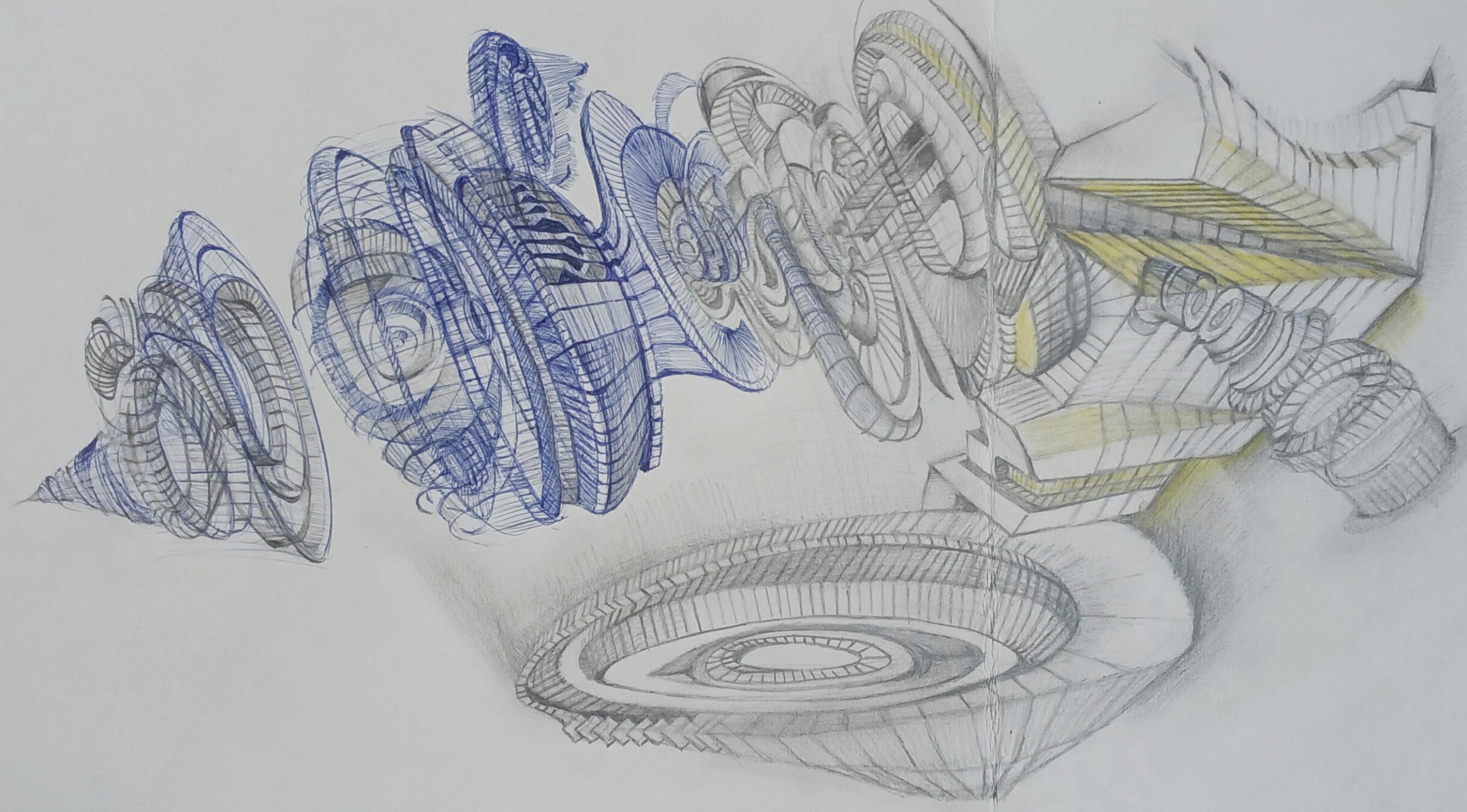 DIMENSIONAL INKSKULPTURE: Scribblers Series